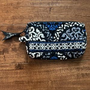 Vera Bradley Canterberry Cobalt Cosmetic Bag